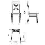 Стул МДК- 63 "Кристофер" с мягким сидением Эмаль белая Ельская мебельная фабрика, фото 9