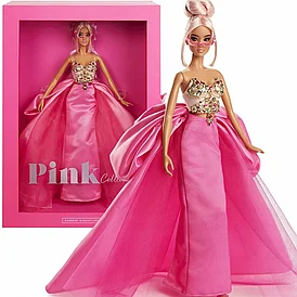 Коллекционная кукла Mattel Barbie Signature Pink Collection HJW86
