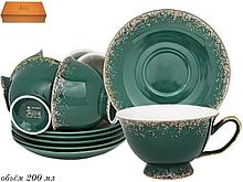 Чайный набор 12пр. 200 мл.  Фарфор 244-019