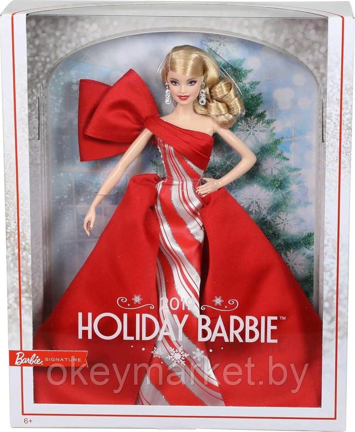 Коллекционная кукла Mattel Barbie Holiday Блондинка FXF01, фото 2