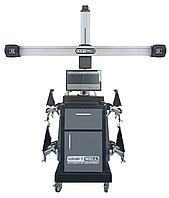 KraftWell KRW3DWA-III Стенд сход-развал 3D с кабинетом и алюминиевой стойкой с лифтом, ПК в комплекте