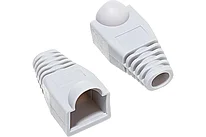 Колпачки защитные для штекера RJ-45, пластиковые, для сетевого кабеля, белые (10 штук)
