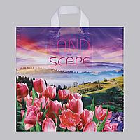 Пакет с петлевой ручкой 38х42 Просторы