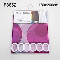 Штора для ванной комнаты 180х200cm Frap F8852