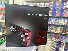 4 в 1 Беспроводной Геймпад P4 PC/Android/PS4/PS5+Зарядное устройство + накладки на стики