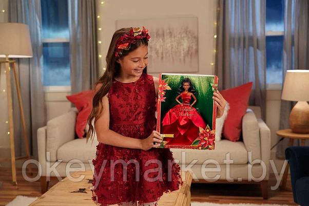 Коллекционная кукла Mattel Barbie Праздничная  HBY04, фото 3