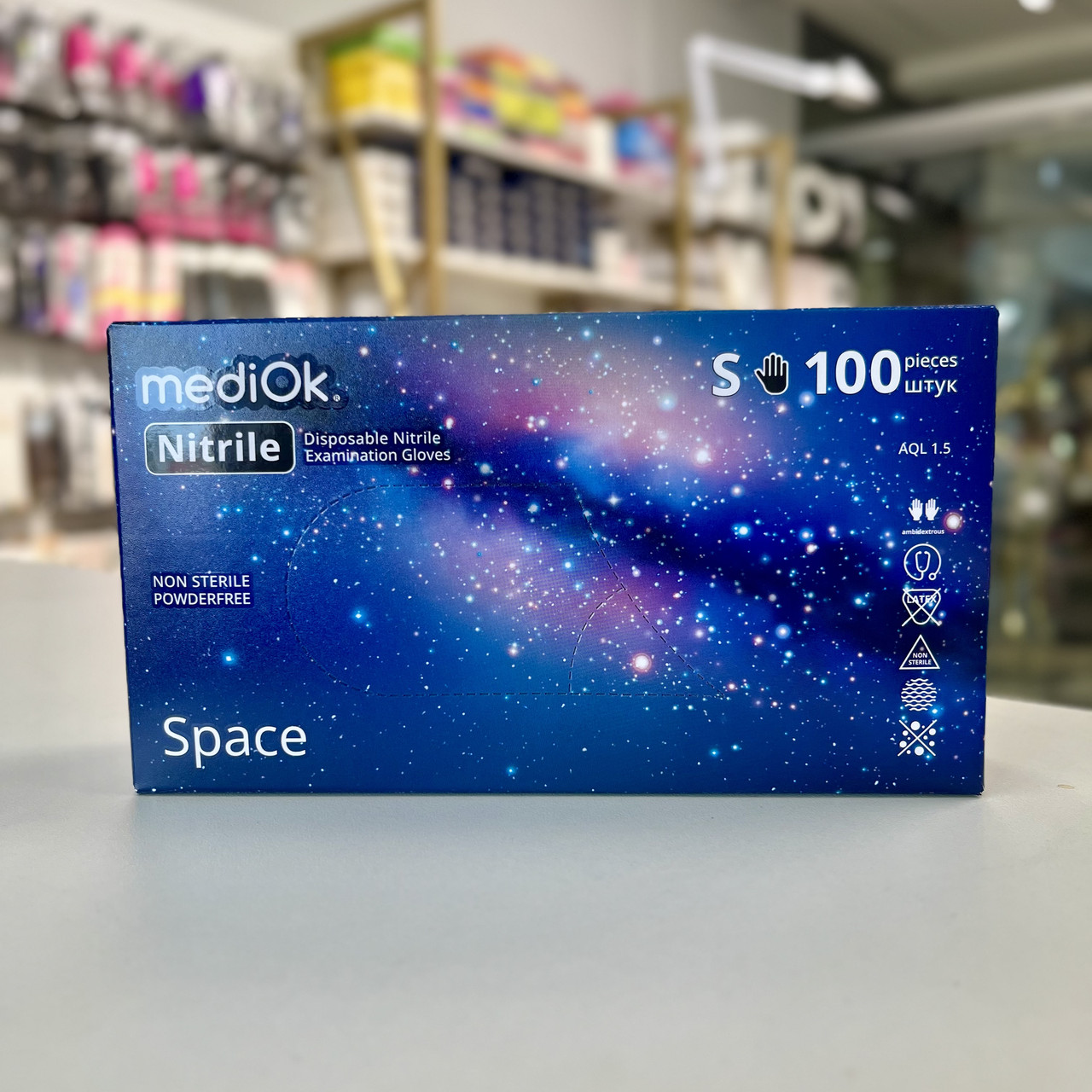 Перчатки MediOK размер S, 100 шт