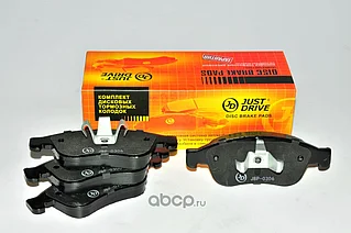 Комплект тормозных колодок Renault Duster 2.0, 1.5DCI 4WD 11-, 21- Just Drive (Япония)