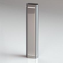 Труба овальная нержавеющая сталь (AISI 430/1 мм) 1м