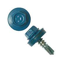 Саморез кровельный 4,8х29 RAL5002 ультрамариново-синий, PT1, металл/дерево (упак/250шт) - M10916-1