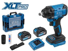 Аккум. ударный гайковерт BULL SC 1804 Xcase, XLTpro, БЕСЩЕТ., 18 В, 400 Н*м, 1/2", 2х4 А*ч, з/у 4 А (вес 2.0