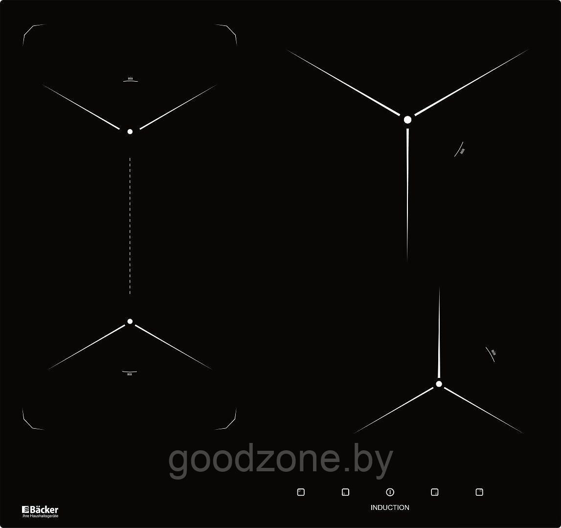 Варочная панель Backer BIH604-1T-S5 Black