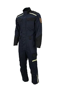 Комбинезон сварщика 1 класса Brodeks FS 58-01, т.синий/черный