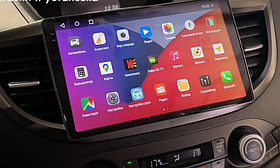 Штатная магнитола Parafar для Honda CR-V 4 2012-2015 на Android 14 (6/128Gb + 4G модем)