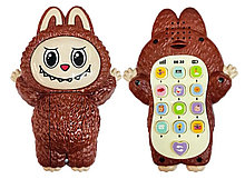 Музыкальный телефон Лабубу развивающая игрушка