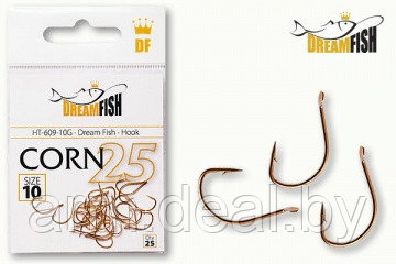 Крючки DreamFish Corn G #14 25 шт/уп - фото 1 - id-p35482236
