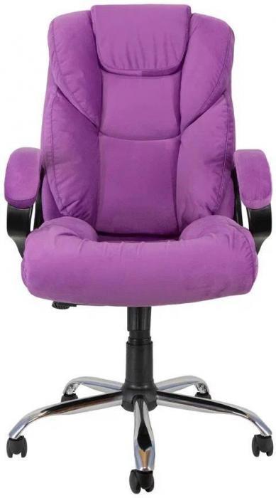 ЯРКРЕСЛА Кр87 ТГ HT41 (ткань фиолетовая)/крестовина хром/подлокотники пластик черный