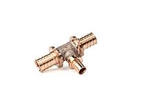 Тройник Рехау с уменьшенным боковым проходом 25-16-25 RX+, 10 шт, красная бронза