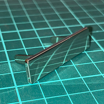 Украшение 45*12 мм полированный никель