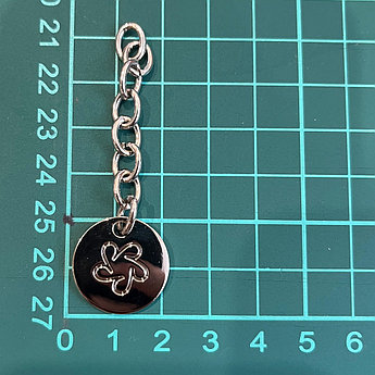 Металлическое украшение 6486 полированный никель 6,6 г.