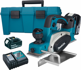 Аккумуляторный рубанок MAKITA LXT DKP180RFE в кейсе
