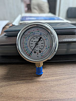 Манометр AF-R500-R32410, глицерин, подкл. снизу (R134A,R410a,R32,BAR, )