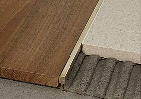 Т-образный профиль 5 мм латунь натуральная 270 см