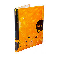 Папка пластиковая Hatber iFRESH Апельсин 20 вкладышей А4, 14 мм