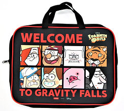 Сумка для тетрадей Hatber Гравити Фолз А4 текстильная