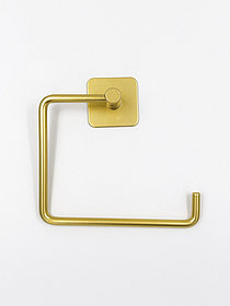 Держатель туалетной бумаги на самоклейке золото матовое Joy Home 13849