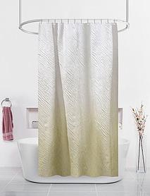 Штора для ванной Cascada 180*180 см BT-829990 Волны, бежевый