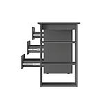 Письменный стол СИМПЛ ПС-07 (Графит) BTS, фото 3