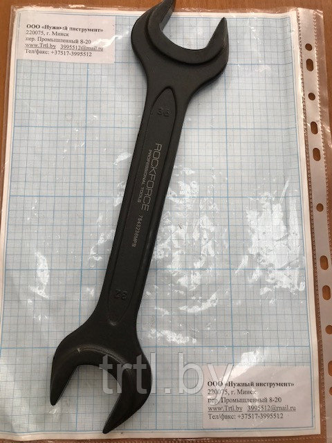 Ключ рожковый ударный 32 х 36мм RockForce,  код 1.5530