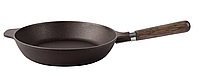 Сковорода чугунная Boniron с деревянной съемной ручкой 26 см