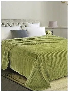 Плед велсофт Олива