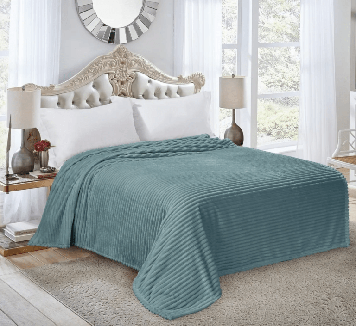 Покрывало Серо-голубое, плед