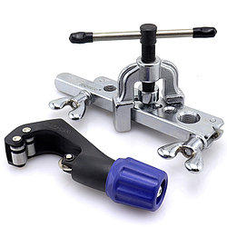 CT-1226AL Разбортовка в кейсе (под 45гр.,разбортовка CT-195+труборез СТ-274 1/8"-1 1/8", плашка 3/16"-5/8"