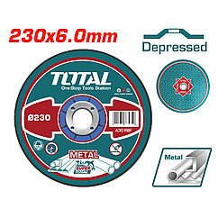 Круг шлифовальный 230x6,0x22,2 мм по металлу TOTAL TAC2232301