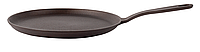 Сковорода чугунная блинная Boniron с литой ручкой 24 см