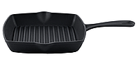 Сковорода чугунная гриль Boniron с литой ручкой 24 см