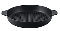 Сковорода чугунная гриль Boniron с литой ручкой 30 см