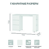 Письменный стол СИМПЛ ПС-07 (Белый) BTS, фото 3