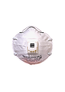 ВМ 8122 FFP2 NR D, полумаска фильтрующая для защиты от аэрозолей, чашеобразная, с клапаном выдоха