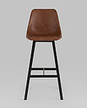 Стул барный Stool Group TEXAS, экокожа, коричневый, фото 3