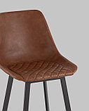 Стул барный Stool Group TEXAS, экокожа, коричневый, фото 8