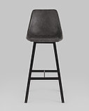 Стул барный Stool Group TEXAS, экокожа, серый, фото 3