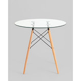 Стол Stool Group EAMES DSW NEW D=80 стекло, фото 6