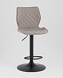 Стул барный Stool Group Dome, экокожа, серый, фото 2