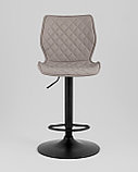 Стул барный Stool Group Dome, экокожа, серый, фото 3