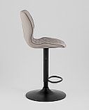 Стул барный Stool Group Dome, экокожа, серый, фото 4